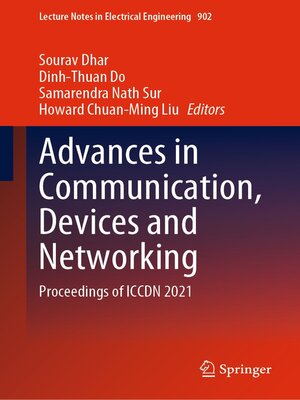 cover image of Advances in Communication, Devices and Networking